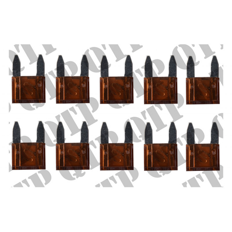 Mini Blade Fuses Brown  tracteur Fusibles MBF7.5 - photo cover
