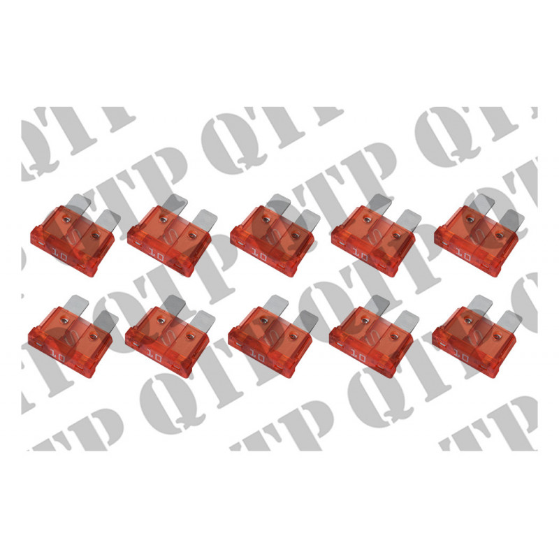 Blade Fuse Red  tracteur Fusibles BF10 - photo cover