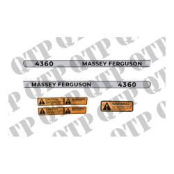 Decal Kit Massey Ferguson  tracteur 4360 67550 - photo 1