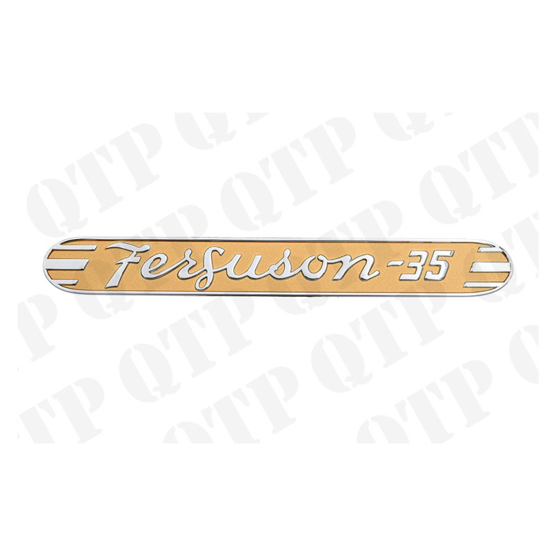 Side Badge Chrome And Gold tracteur FE35 57440 - photo cover