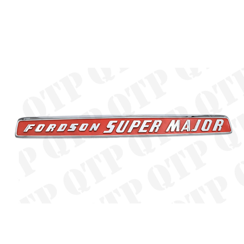 Side Badge Chrome and Painted Ford  tracteur Super Major 57447 - photo cover