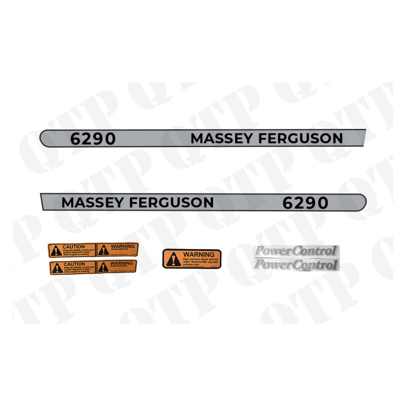 Decal Kit Massey Ferguson 6290 tracteur 6290 67569 - photo cover