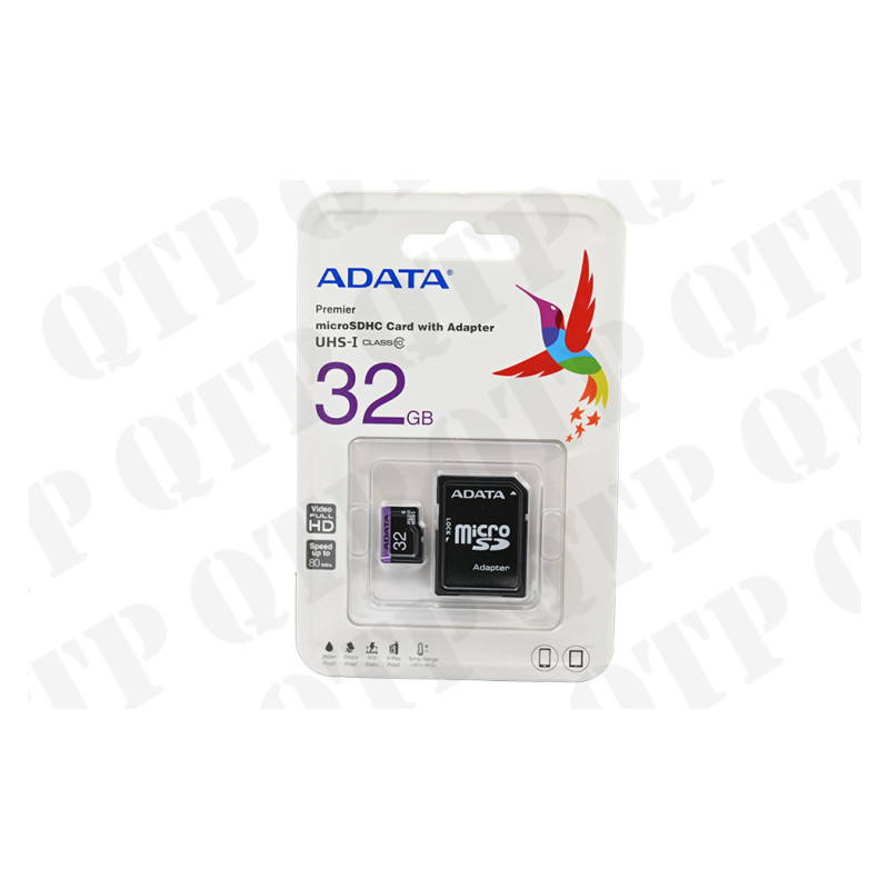 32GB Micro SD Memory card with SD adaptor  tracteur Composants électriques 57311 - photo cover