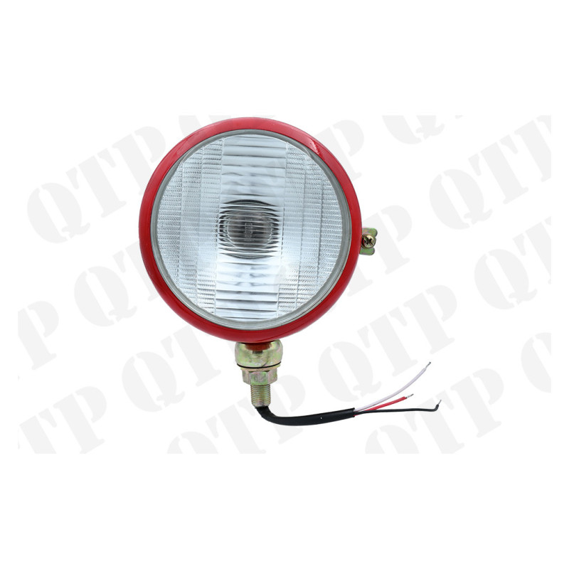 Head Lamp Red 35 LH Plain Lens Narrow Back tracteur 35 1733S - photo cover