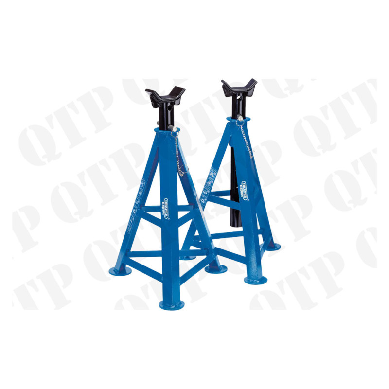 Draper 1 Pair Of 6 Tonne Axle Stands tracteur Outils 57184 - photo cover